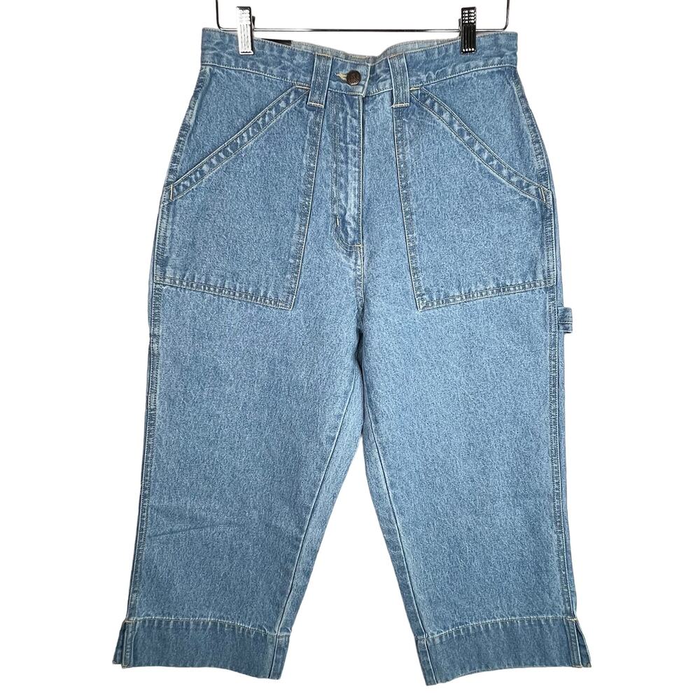 NWT Bill Blass Capri Cargo Jeans Size 6